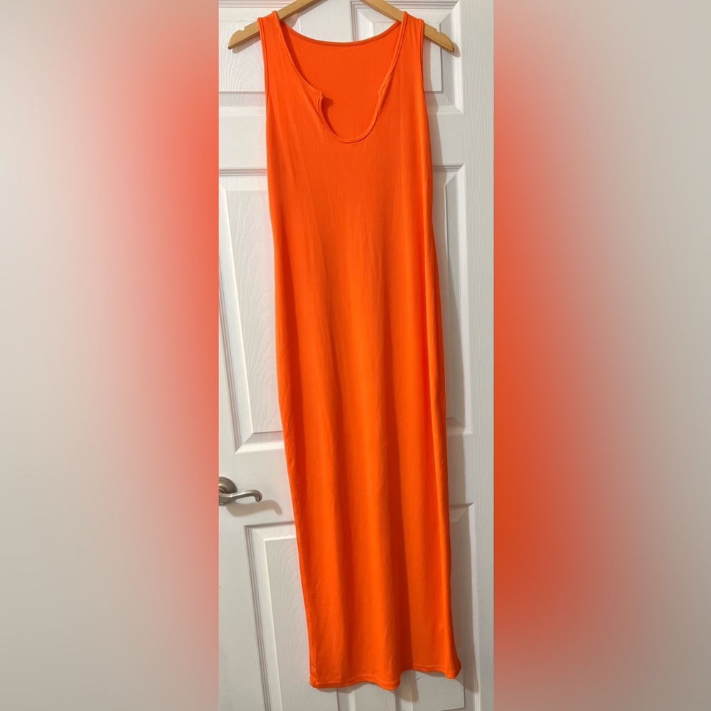 🌟NWOT! Bright Orange Summer Dress!